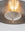 Finish:Antique Brass / Travertine|||Luna 450 Pendant with travertine