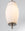 Finish:Antique Brass|||Nova slim pendant in antique brass with opal white glass