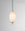 Finish:Antique Brass|||Nova slim pendant in antique brass with opal white glass