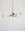 Finish:Antique Brass|||Supernova 3 Pendant in antique brass