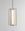 Finish:Antique Brass|||Apex Pendant in antique brass with ridged textured glass