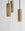 Finish:Antique Brass|||Glass:Clear Reeded|||Flume 6 Drop Grouping in antique brass with clear reeded glass