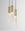Finish:Satin Brass|||Flume 50 3 drop Pendant in Satin Brass in Alabaster