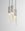 Finish:Satin Nickel|||Flume 50 3 drop Pendant in Satin Nickel in Alabaster