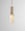 Finish:Satin Brass||Flume 80 Pendant in Satin Brass in Alabaster