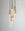 Finish:Satin Brass|||Flume 50 6 drop Pendant in Statin Brass in Alabaster