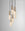 Finish:Antique Brass|||Flume 80 6 Drop Pendant in Antique Brass in Alabaster