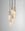 Finish:Satin Brass|||Flume 80 6 Drop Pendant in Satin Brass in Alabaster