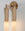 Flume Double Wall Light in Antique Brass