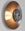 Finish:Bronze|||Stone:Black Marble|||Luna 350 Wall Light with black marble