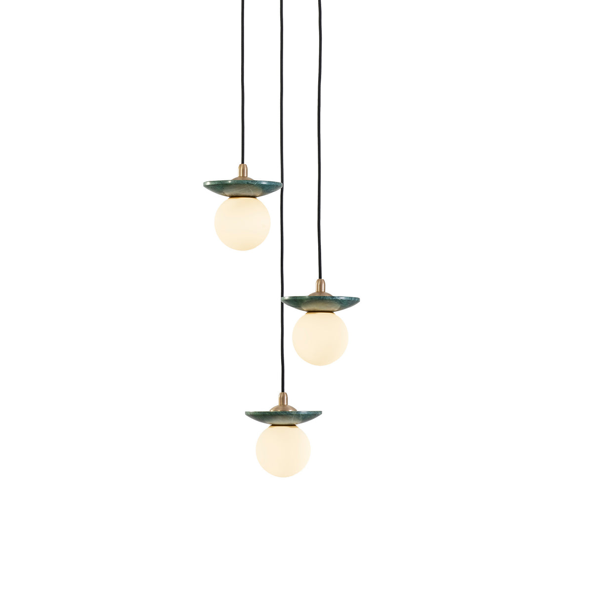 Orbit Pendant Light - 3 Drop Grouping