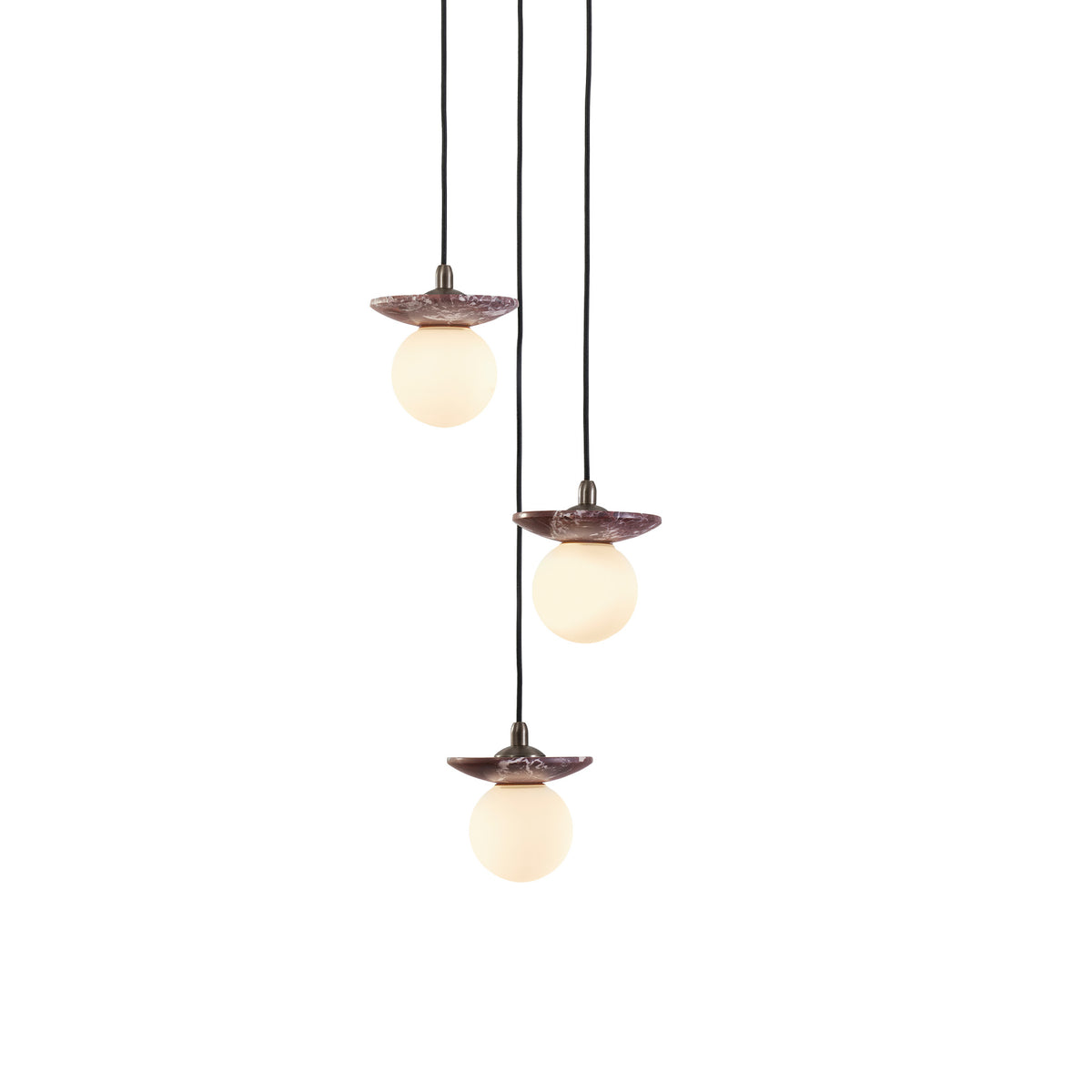 Orbit Pendant Light - 3 Drop Grouping