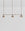 Finish:Antique Brass|||Suspension:Drop Rod|||Spot 6 Pendant in antique brass with drop rod