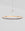 Finish:Satin Brass|||Strata Circular 1200 Pendant in satin brass