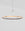 Finish:Satin Nickel|||Strata Circular 1200 Pendant in satin nickel